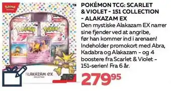 Bog & idé Pokémon tcg: scarlet & violet - 151 collection - alakazam ex tilbud