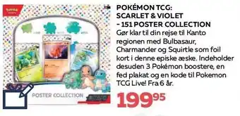 Bog & idé Pokémon tcg: scarlet & violet - 151 poster collection tilbud