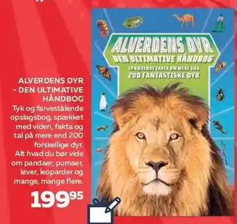 Bog & idé Alverdens dyr - den ultimative håndbog tilbud