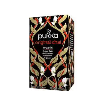 Pukka, original chai te ø pukka sort te, kanel & kardemomme, 20 br