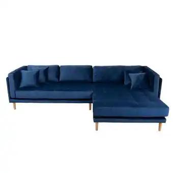 Møbelkompagniet Cali højrevendt chaiselong sofa, velour tilbud