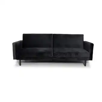 Chicago velour sovesofa, sort
