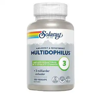 Helsam Solaray multidophilus 3 - 100 kap tilbud