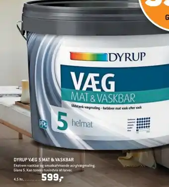 XL-BYG DYRUP VÆG 5 MAT & VASKBAR tilbud