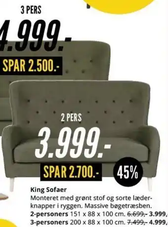 My Home King Sofaer tilbud