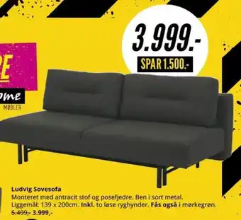 My Home Ludvig Sovesofa tilbud