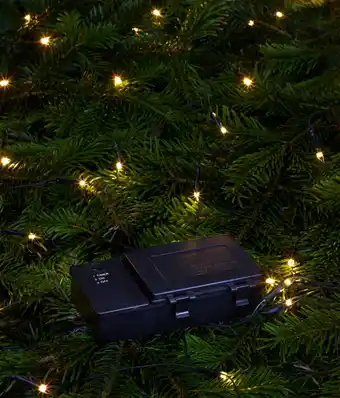 jem & fix Lysnet m/timer 200 led-pærer 1,2 x 2 meter tilbud