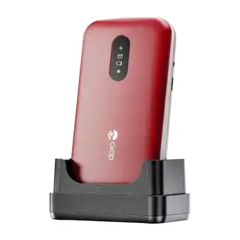 Power Doro 2821 4g mobiltelefon rød/hvid tilbud