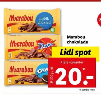 Marabou chokolade