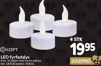 Din Isenkræmmer Conzept led fyrfadslys tilbud