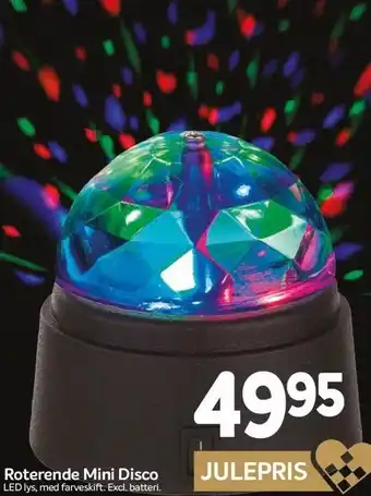 Roterende mini disco