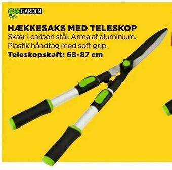 jem & fix Hækkesaks med teleskop tilbud