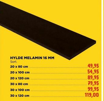 jem & fix Hylde melamin 16 mm tilbud