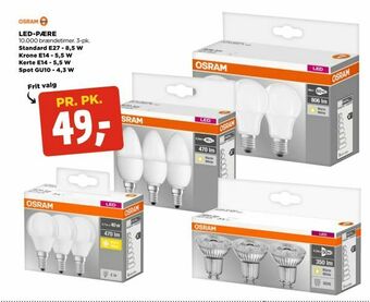 jem & fix Led-pære tilbud