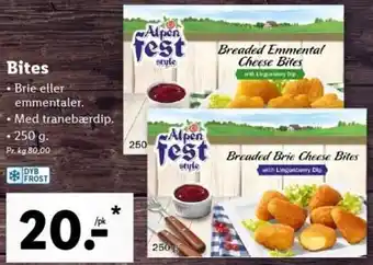 Lidl Bites 250g tilbud