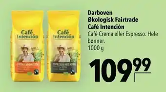 Darboven Økologisk Fairtrade Café Intención