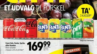 Citti Coca-Cola, Fanta, Sprite, eller fuzetea tilbud