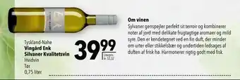 Citti Vingård Enk Silvaner Kvalitetsvin tilbud