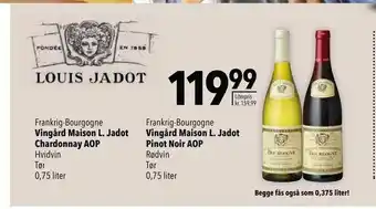 Citti Vingård Maison L. Jadot Pinot Noir AOP tilbud