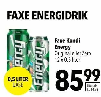 Citti Faxe Kondi Energy tilbud
