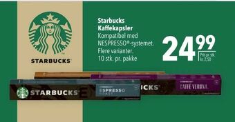 Citti Starbucks Kaffekapsler tilbud
