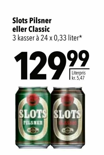 Citti Slots Pilsner eller Classic tilbud