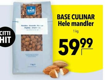 Citti Base culinar hele mandler tilbud