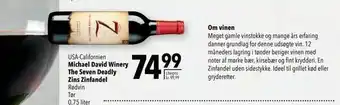 Michael David Winery The Seven Deadly Zins Zinfandel