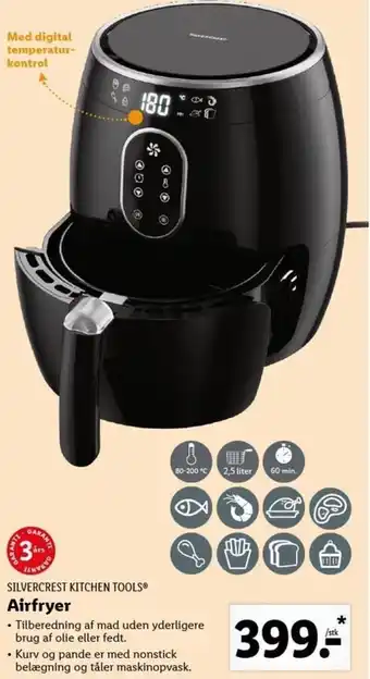 Lidl Silvercrest Kitchen Tools Airfryer tilbud