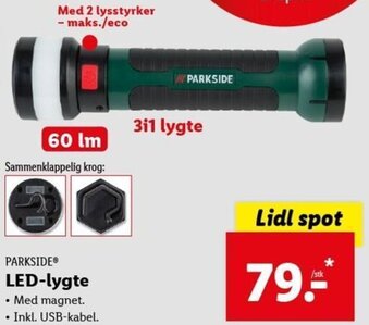 Lidl Parkside Led-Lygte tilbud