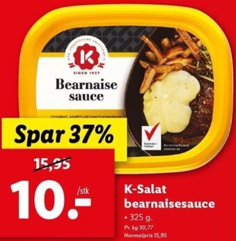 Lidl K-Salat Bearnaisesauce 325g tilbud