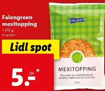 Lidl Falengreen Mexitopping 175g tilbud