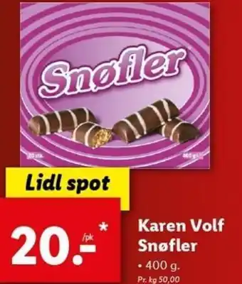 Lidl Karen Volf Snøfler 400g tilbud