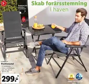 Florabest Positionsstol