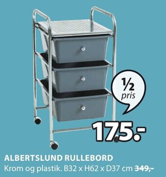 JYSK Albertslund Rullebord tilbud