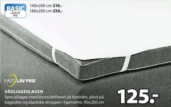 JYSK Vådliggerlagen 90x200 cm tilbud