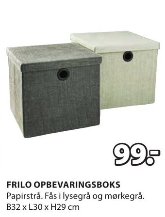 JYSK Frilo Opbevaringsboks tilbud