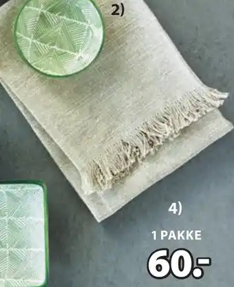 JYSK Sivblom Viskestykke tilbud