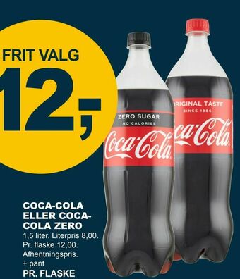 Let-Køb Coca-cola eller coca-cola zero tilbud