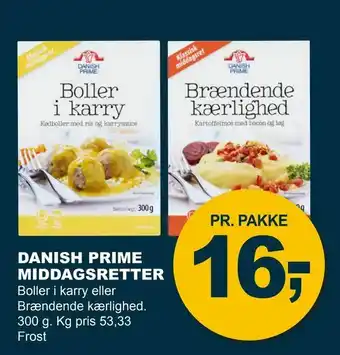 Let-Køb Danish prime middagsretter tilbud