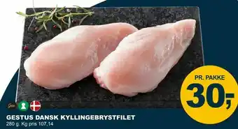 Let-Køb Gestus dansk kyllingebrystfilet tilbud