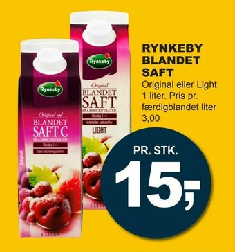 Let-Køb Rynkeby blandet saft tilbud