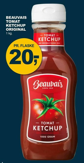 Let-Køb Beauvais tomat ketchup original tilbud