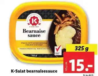 Lidl K-Salat bearnaisesauce tilbud