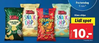 Lidl Kims chips tilbud