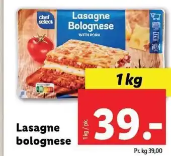 Lidl Lasagne bolognese tilbud