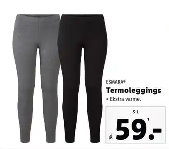 Lidl Termoleggings tilbud