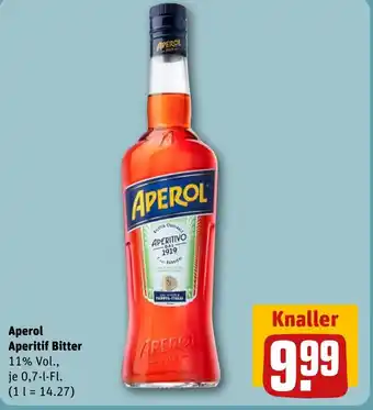 REWE DE Aperol Aperitif Bitter tilbud