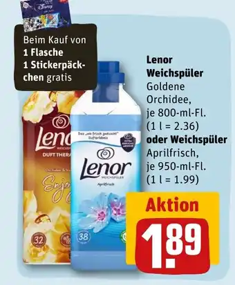 REWE DE Lenor Weichspüler tilbud