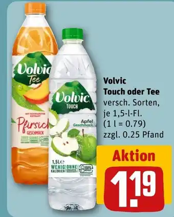REWE DE Volvic Touch oder Tee tilbud